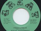 Rare Disco Funk 45- Sexual Harassment- I Need A Freak - Great Records # 2013- M-