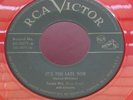 Blues TAMPA RED It's Too Late Now EX RCA VICTOR 50-0071 Red Vinyl 50s 45 HEAR