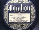 RUBEN REEVES & HIS RIVER BOYS + BLANCHE CALLOWAY ‘MOANIN’ LOW’ RACE VOCALION EE+