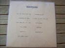 JOY DIVISION WARSAW CLEAR VINYL LP - 1981 RZM PRODUCTION + 7 INCH  WARSAW SINGLE