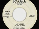 Northern Soul Girl Group 45 - Beverly Warren - Let Me Get Close - Rust - VG+ mp3
