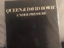 QUEEN DAVID BOWIE Under Pressure HOLLAND Maxi Single 12” w/ FREE BOWIE MAGAZINE