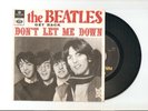 THE BEATLES Get Back / Don't Let Me Down 7/45 EX PORTUGAL '69 UNIQUE ps SCARCE