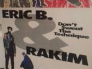 ERIC B AND RAKIM  don't sweat the technique vinyl record album 1992