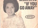 DAMITA JO--PROMO ONLY PICTURE SLEEVE + YELLOW VINYL 45--(IF U GO AWAY)--PS--PIC