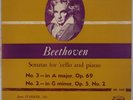 BEETHOVEN: Sonatas Cello & Piano, Janos Starker / Rogin PERIOD SPL 560 LP HEAR
