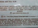 Janet Jackson 3xCasete janet 27track EMI/ Control 1986 A&M Colombia Collector