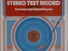 STEREO TEST RECORD: Stereo Review SRT 14-A Audiophile Tracking Vinyl LP w/ Book