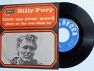 BILLY FURY    ---  give me your word    ---