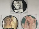 3 X Madonna 7 Inch Picture Disc Vinyl (Rare) Vogue, Fever, Take A Bow