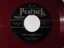 45 Spirit Of Memphis PEACOCK 1730 M- RED WAX When Mother's Gone/ He's A Friend..