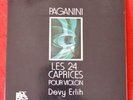 Rare Paganini les 24 caprices pour violon devy Erlih