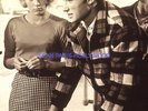 SYLVIE VARTAN JOHNNY HALLYDAY 60s DIAPOSITIVE DE PRESSE ORIGINAL VINTAGE #509