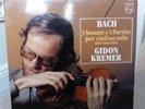 Gidon KREMER violin * BACH solo sonatas and partitas * PHILIPS 3 LP stereo box