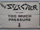 The Selecter Too Much Pressure Original 1980 Official 2 Tone Promotional Poster