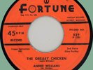ANDRE WILLIAMS The Greasy Chicken / Come On Baby 45rpm Fortune 1957 doo-wop