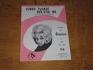 GRAZINA - LOVE PLEASE BELIEVE ME - ORIGINAL UK SHEET MUSIC