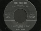 Washington Country Bopper 45   Dewey Long   Big Sound   Listen