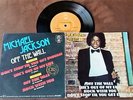 MICHAEL JACKSON Off The Wall 4 Track EP RARE 7'' BRAZIL PROMO COPY Unique P/S