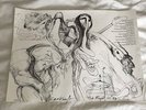 PINK FLOYD UK Winter Tour 1974 Vintage promotional Poster Gerald Scarfe artwork