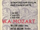 L / LYRE SOL 60043 WILLIAM KROLL (V) ARTUR BALSAM (P) MOZART K481 / 379 & 304 UK