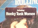 ROLLING STONES THROUGH THE PAST DARKLY NPS 3 w RARE HONKY TONK WOMEN sticker EX