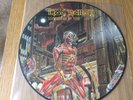 IRON MAIDEN - SOMEWHERE IN TIME. PICTURE DISC LP RECORD. UNPLAYED