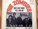 THE ZOMBIES *SHE'S NOT THERE* 1965 MEXICO LONDON CARDBOARD EP