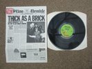 Jethro Tull First UK Pressing Thick As A Brick LP Excellent 1003 A-3U 1003 B-2U