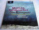 SAX 2441. MAHLER - SYMPHONY No. 4 - KLEMPERER - PHILHARMONIA ** ED 2 COLUMBIA LP