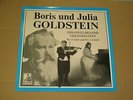 BORIS and JULIA GOLDSTEIN - Brahms: Violinsonate ?1 G-dur, ?3 d-moll  RARE LP NM