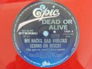 DEAD OR ALIVE MEXICAN RED VINYL MAXI SINGLE YOU SPIN ME ROUND LIKE A RECORD