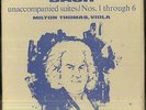 Milton THOMAS, J.S. BACH Unaccompanied suites 1 to 6 US BOX 3 LPs CONCERT-DISC
