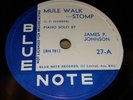 JAMES P JOHNSON Mule Walk Stomp / Arkansaw Blues 12