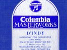 307g4.  Marguerite Long - Symphony on a French Mountain Air - Col Royal Blue 211