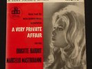 Brigitte Bardot vocal Sidonie A Very Private Affair OST EP MGM 768 1962 EX/EX