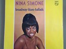 NINA SIMONE BROADWAY BLUES BALLAD PHILIPS VINYL 33 MONO 1964 Excellent Condition