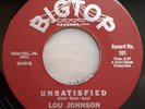 Lou Johnson - Unsatisfied / Magic Potion. Northern Soul