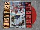 Guns 'N Roses - Appetite For Destruction Reissue LP Fire Red Color Vinyl Rare EX