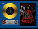 Michael Jackson - Thriller - Signed Gold Disc Replica Music Award