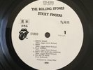 ROLLING STONES STICKY FINGERS JAPAN WHITE LABEL PROMO LP + INSERTS