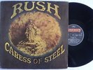 RUSH CARESS OF STEEL  LP MADE IN BRAZIL  2nd PRESS 1985