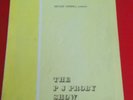 PJ PROBY SHOW 60'S SIGNED CONCERT PROGRAMME