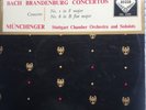 Decca SXL 2125 WBG ED1 - Bach Brandenburg Concertos Volume I Munchinger NM