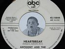 Northern Soul 45 ANTHONY AND THE SOPHOMORES Heartbreak /I'll Go Through Life ABC