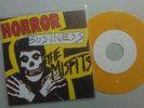 The Misfits horror business rare orange colour vinyl Picture Sleeve 7