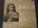 GASPAR CASSADO J.S. Bach 6 Suites for Cello SOLO VOX VBX 15 ORIGINAL U.S. 3LP EX