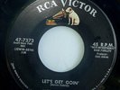Rare Texas rockabilly MORGAN TWINS Let's Get Goin' RCA VICTOR 47-7373 EX+ Hear