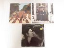 3 LPs   The Beatles/John Lennon   SHRINK   Abbey Road  Hey Jude   Double Fantasy