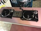 2 Gemini TT 03 Direct Drive Turntables w/ Pioneer PreAmp/Mixer Pick Up Only
